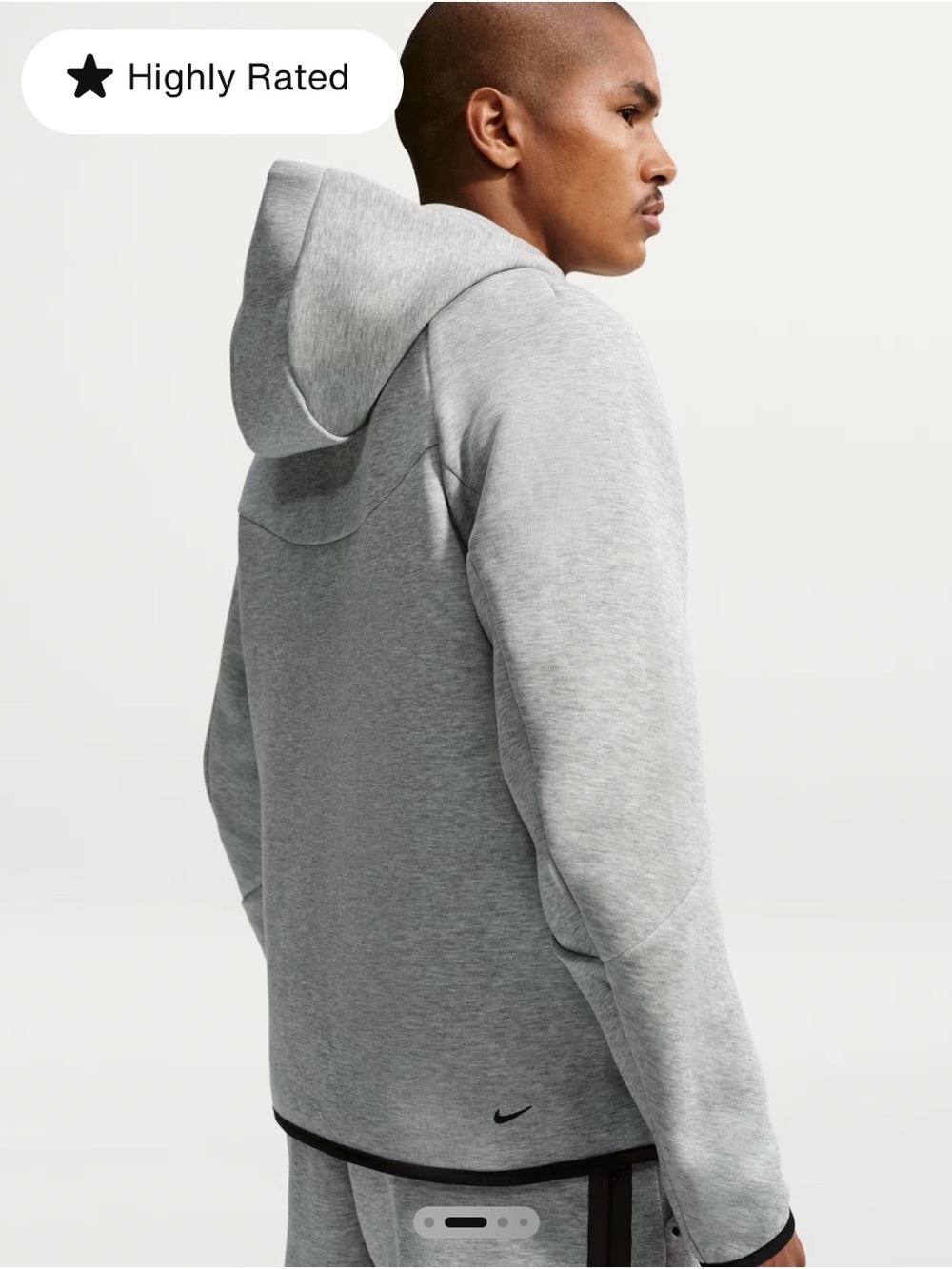 Nike Men's Fleece Windrunner Full-Zip Jacket - Picture 2 of 10